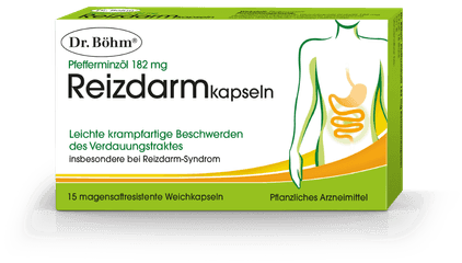 Dr. Böhm Pfefferminzöl 182 mg Reizdarmkapseln