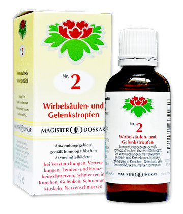 Nr. 2 Wirbelsäule- und Gelenkstropfen zum Einnehmen "Mag.Doskar"