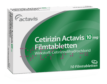 Cetirizin Actavis 10 mg Filmtabletten