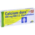 Calcium-dura Vit D3 600mg/400I.E