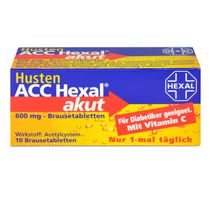 Husten ACC Hexal akut 600 mg - Brausetabletten