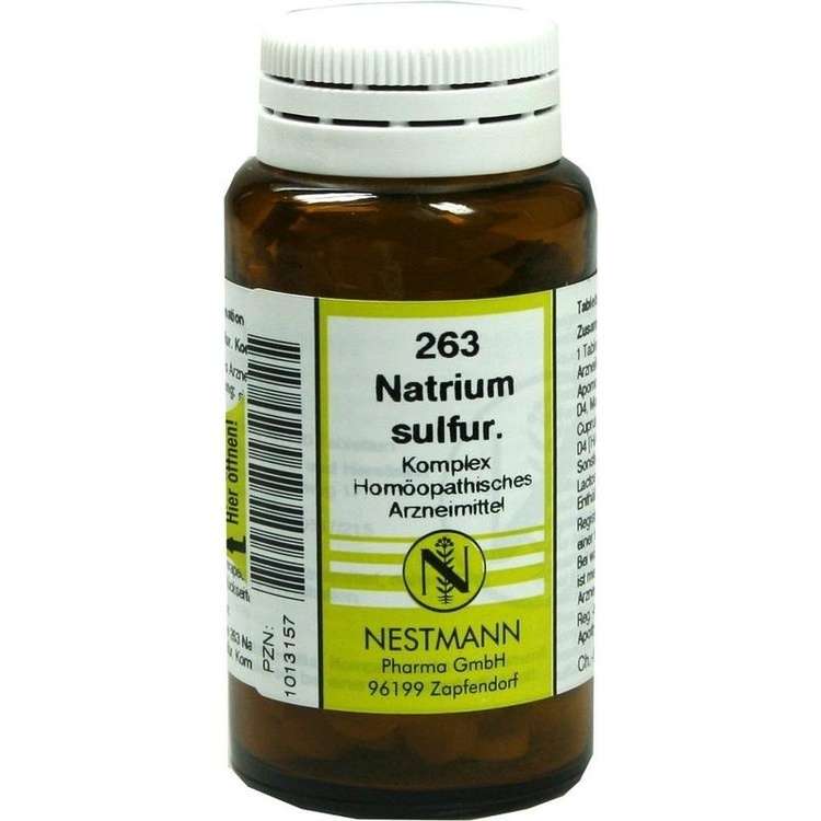 263 Natrium sulfur. Komplex