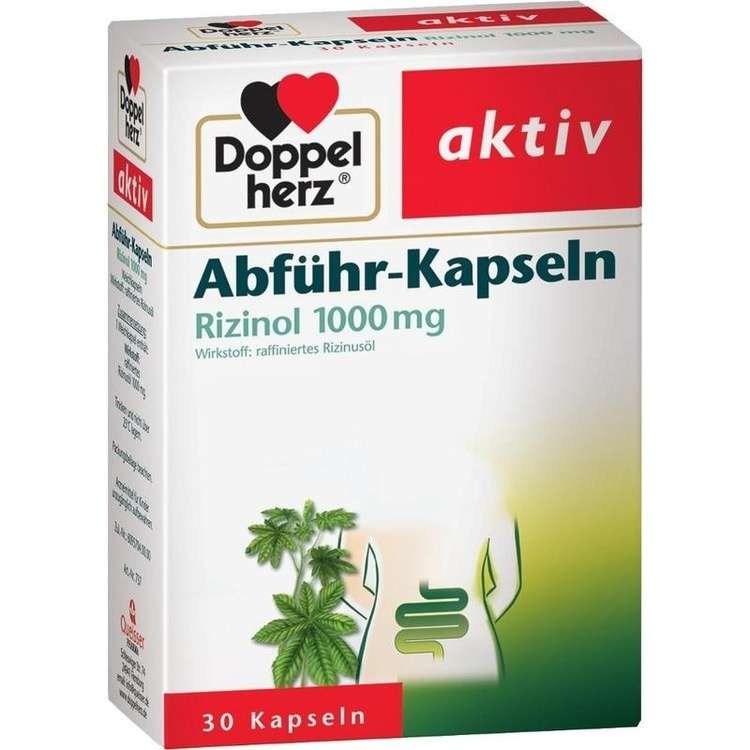 Abführ-Kapseln Rizinol 1000mg