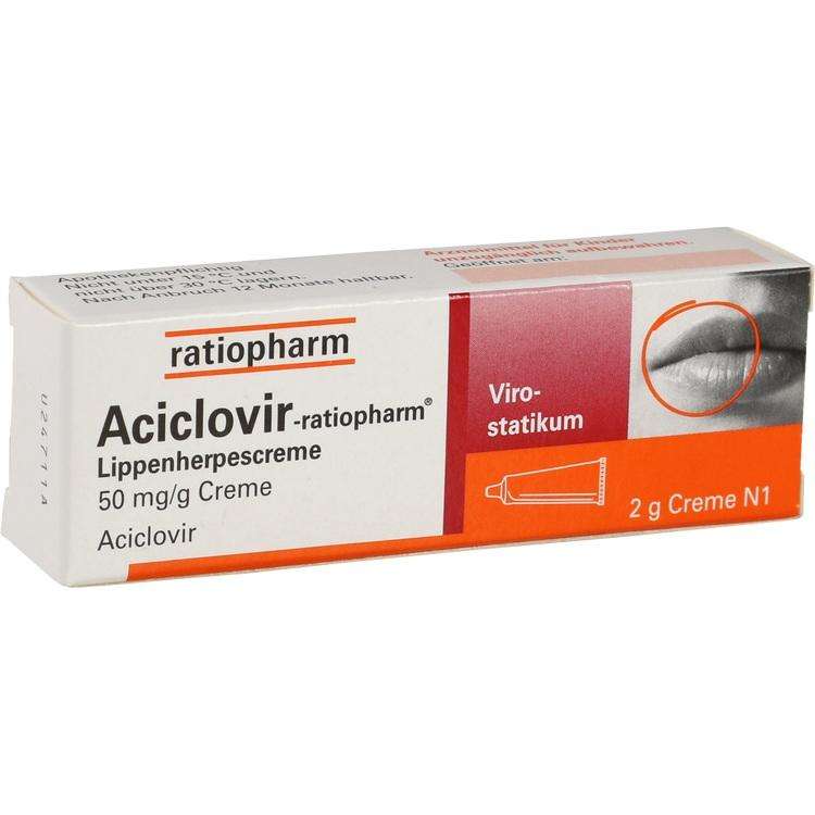 Aciclovir-ratiopharm Lippenherpescreme