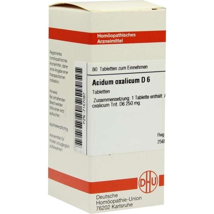 ACIDUM OXALICUM D8