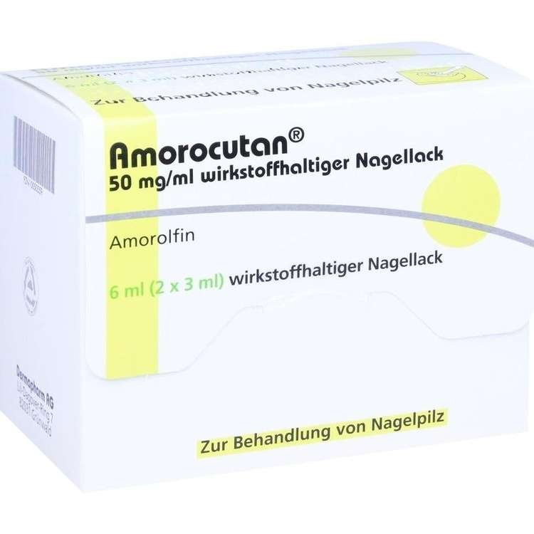 Amorolfin acis 50 mg/ml wirkstoffhaltiger Nagellack