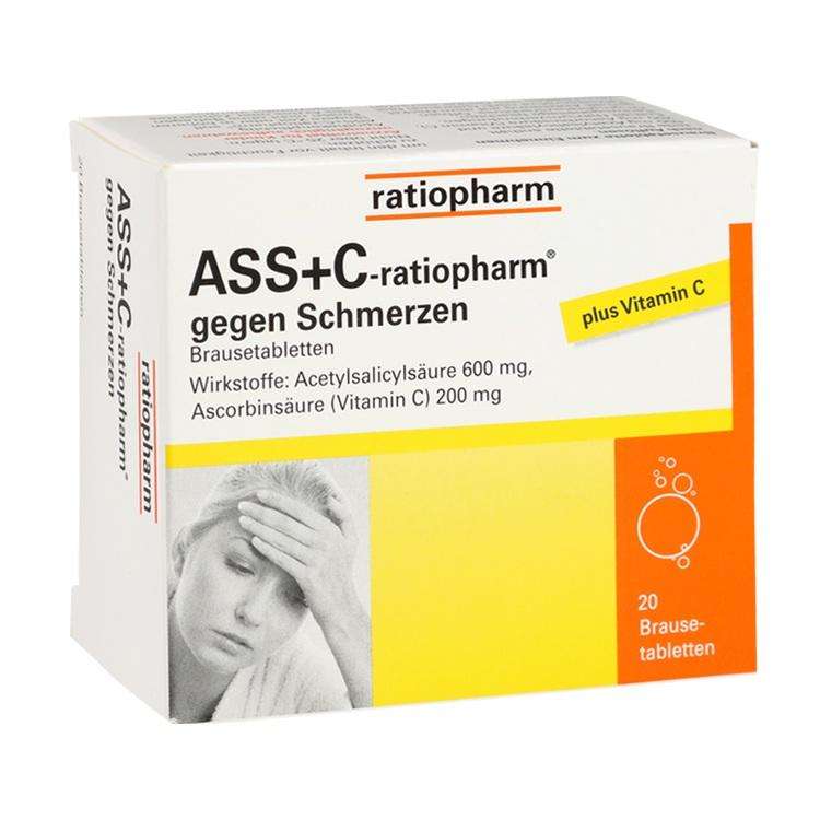 ASS + C - ratiopharm gegen Schmerzen