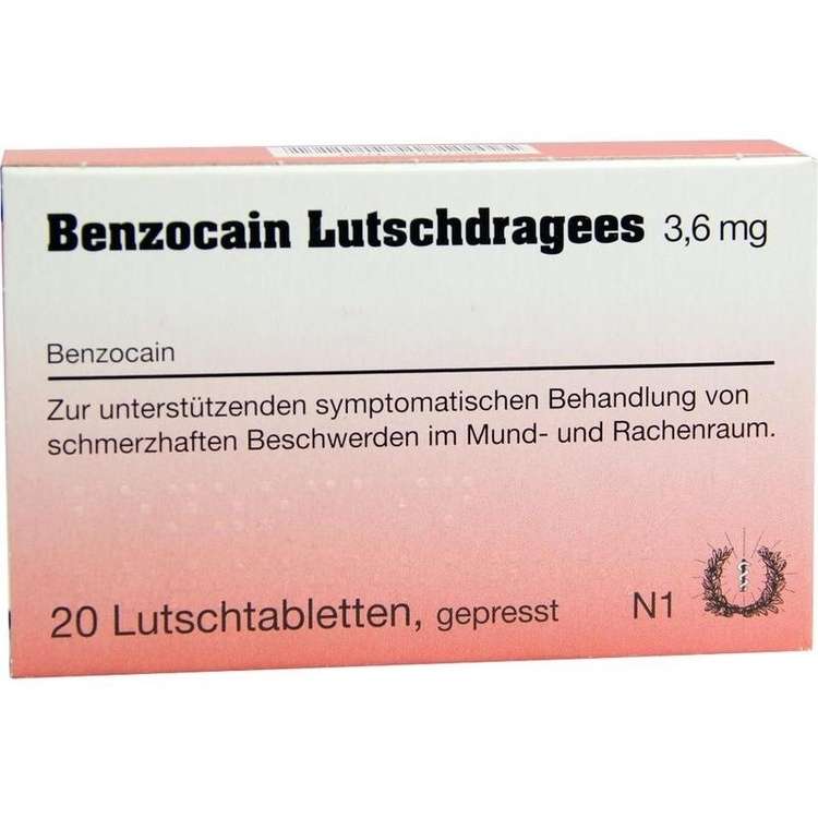 Benzocain Lutschdragees