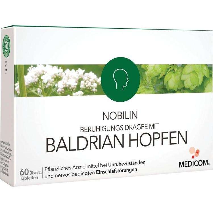 Beruhigungs Dragee mit Baldrian Hopfen