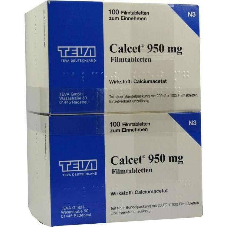 Calcet 950mg Filmtabletten