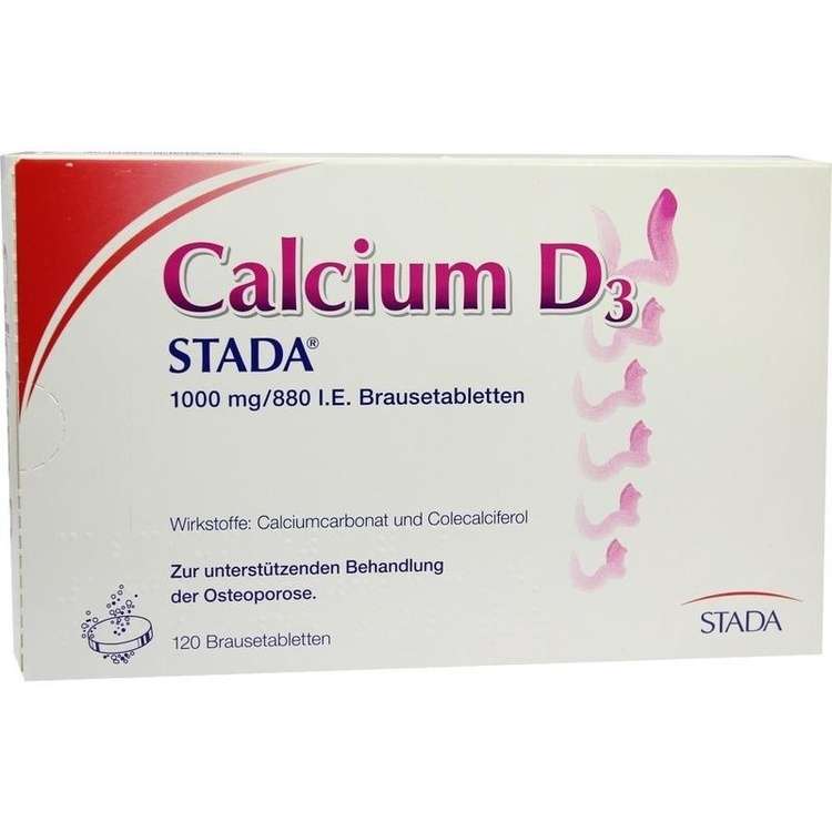 Calcium D3 STADA 1000mg/880 I.E. Brausetabletten