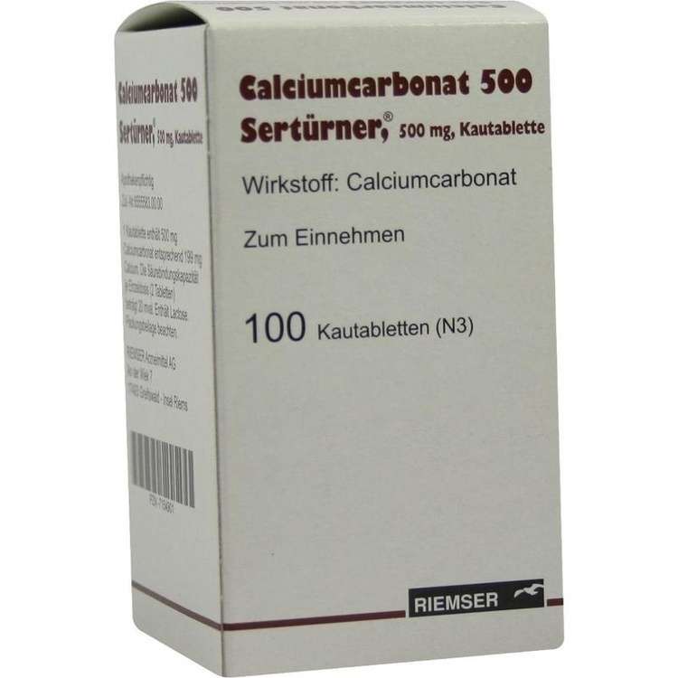 Calciumcarbonat 500 Sertuerner