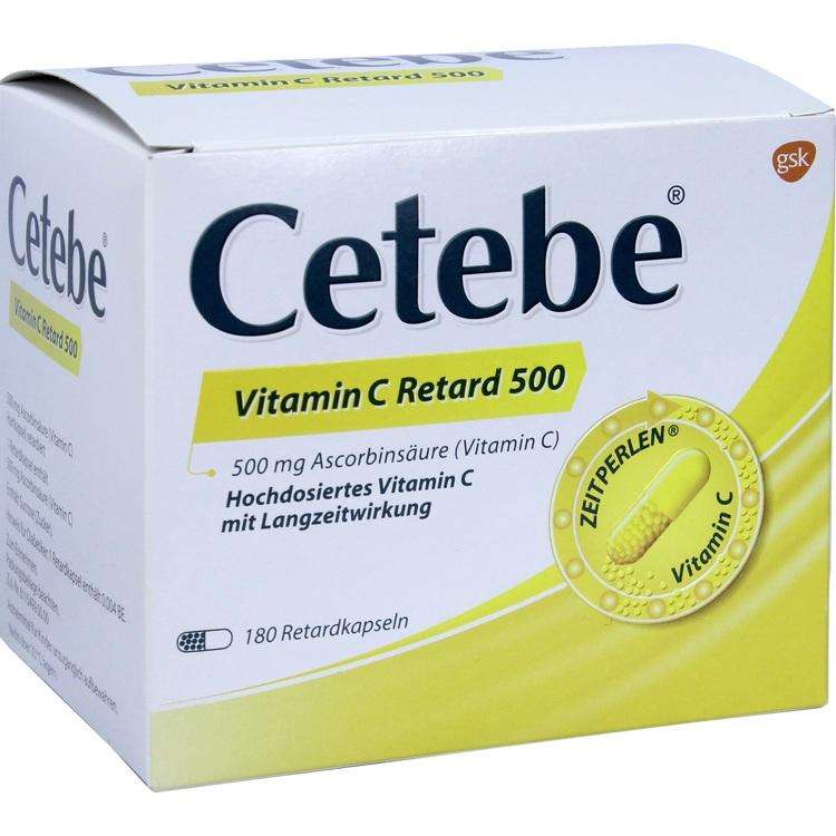 Cetebe Vitamin C Retard 500