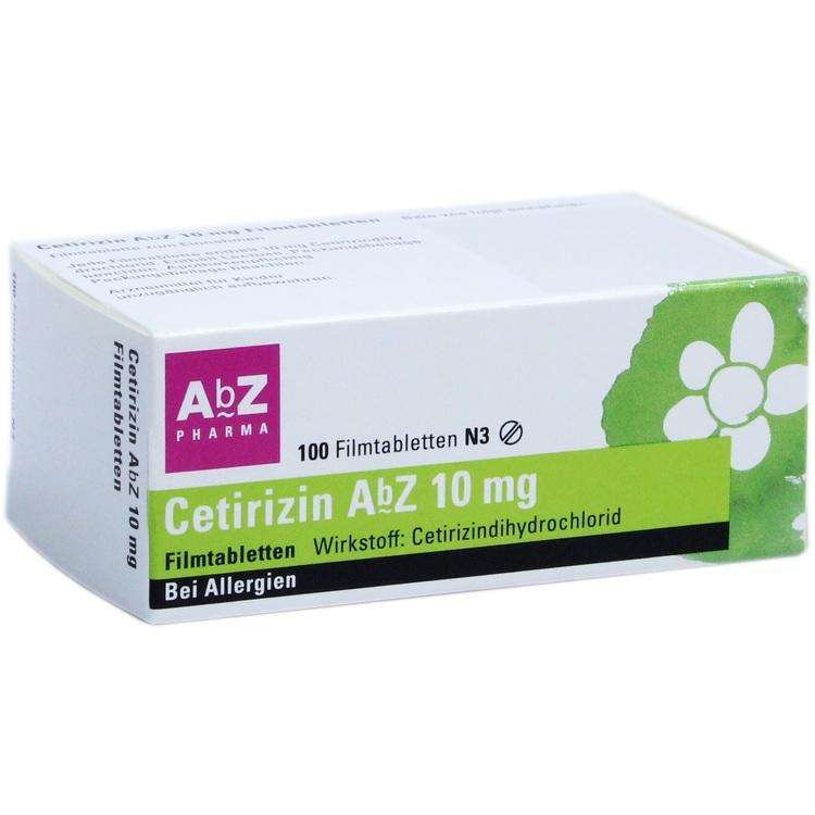 Cetirizin AbZ 10 mg Filmtabletten