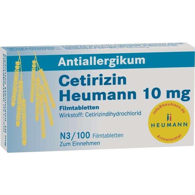 Cetirizin Heumann 10mg Filmtabletten