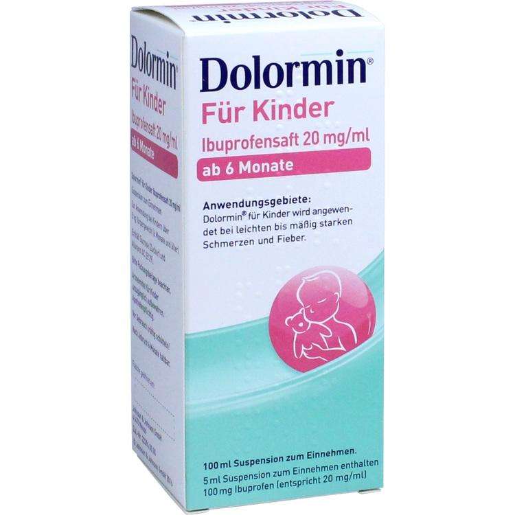 Dolormin für Kinder Ibuprofensaft 2%
