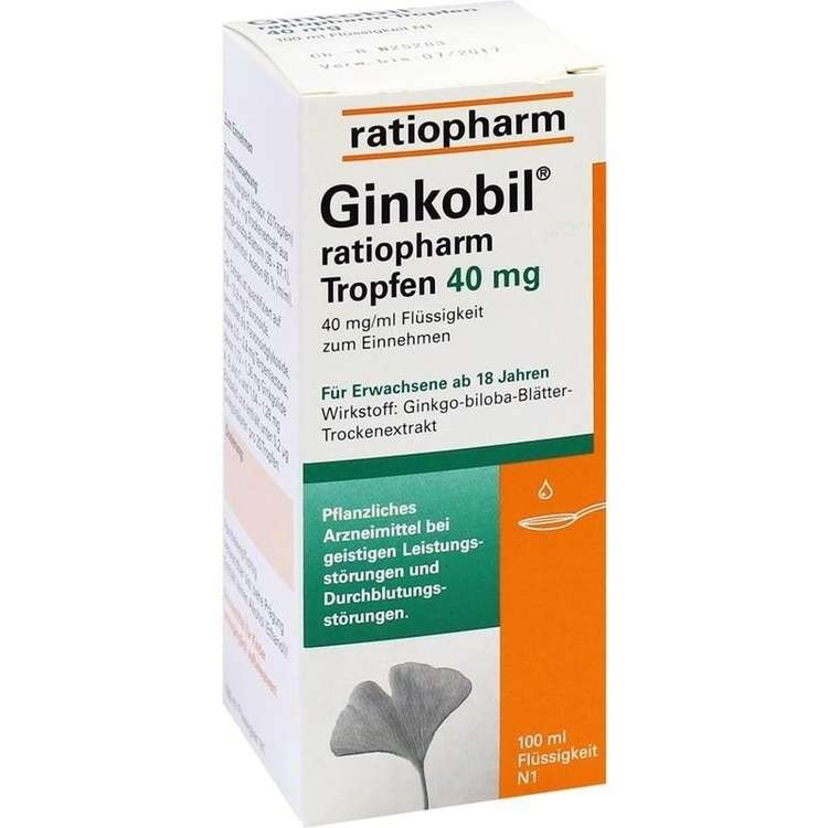 Ginkobil ratiopharm Tropfen 40 mg