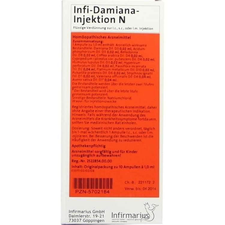 Infi-Damiana-Injektion N