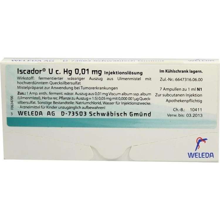 Iscador P c. Hg 0,01 mg