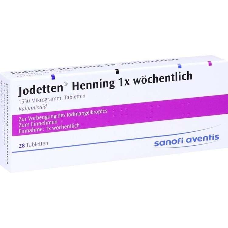 Jodetten Henning 1 x wöchentlich