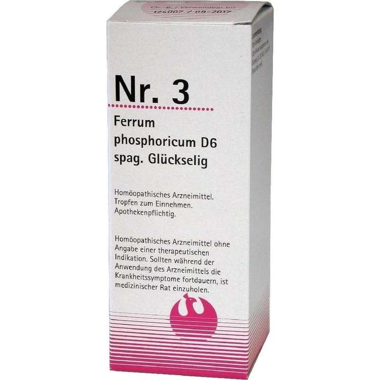 Nr.3 Ferrum phosphoricum D12 Globuli