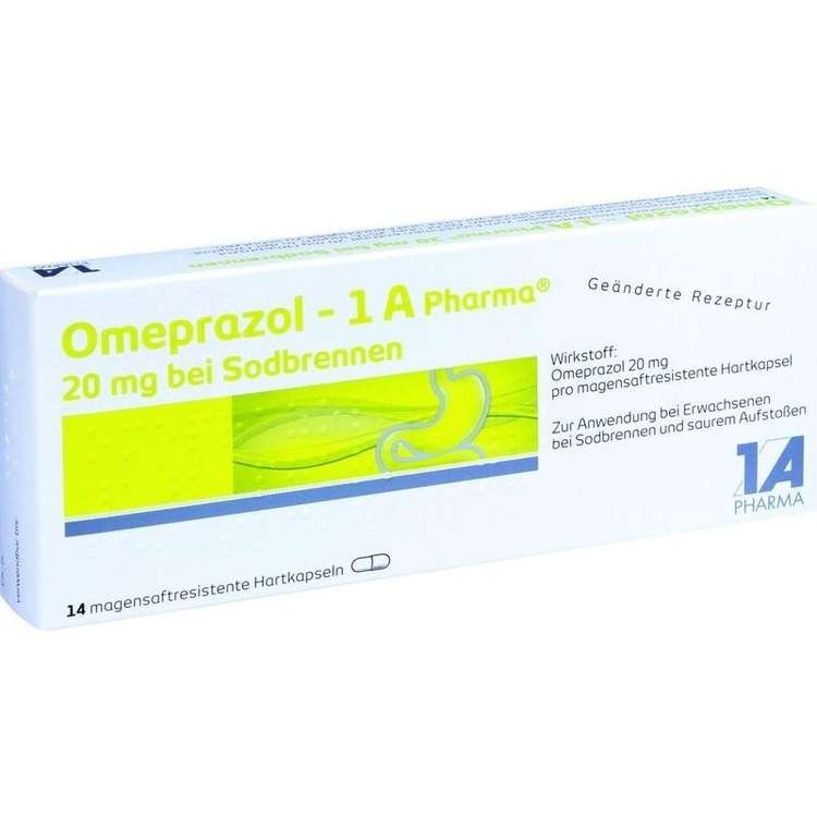 Omeprazol - 1 A Pharma 20 mg bei Sodbrennen