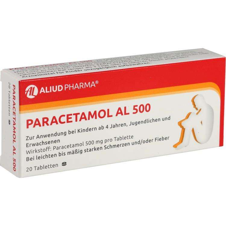 Paracetamol Actavis 500 mg Filmtabletten