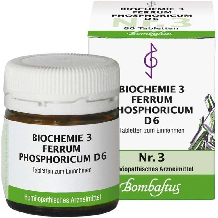 Schüßler Salz 3 Ferrum phosphoricum D6