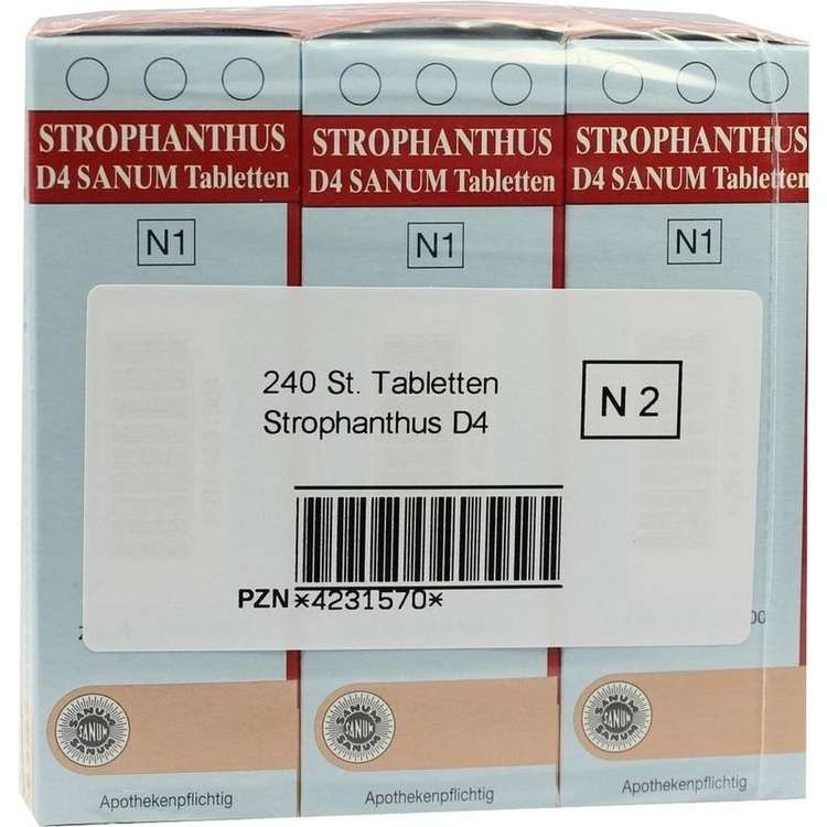 Strophanthus D4 Sanum Tabletten