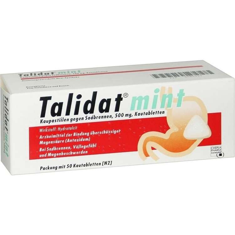 Talidat mint Kaupastillen gegen Sodbrennen