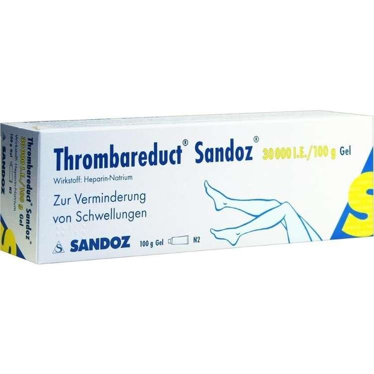 Thrombareduct Sandoz 30 000 I.E. / 100g Gel