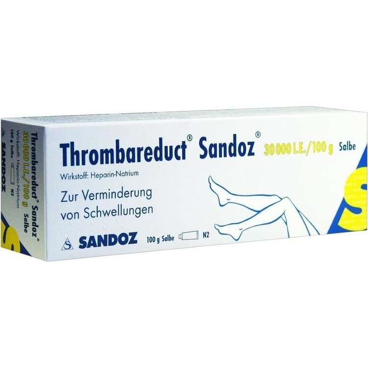 Thrombareduct Sandoz 30 000 I.E. / 100g Salbe