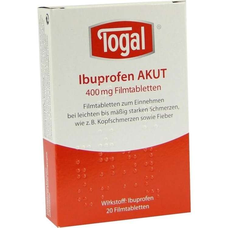 Togal Ibuprofen AKUT 400mg Filmtabletten