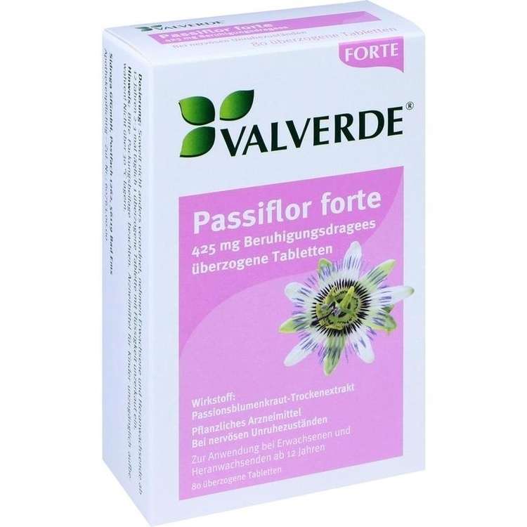 VALVERDE Passiflor forte 425 mg Beruhigungsdragees