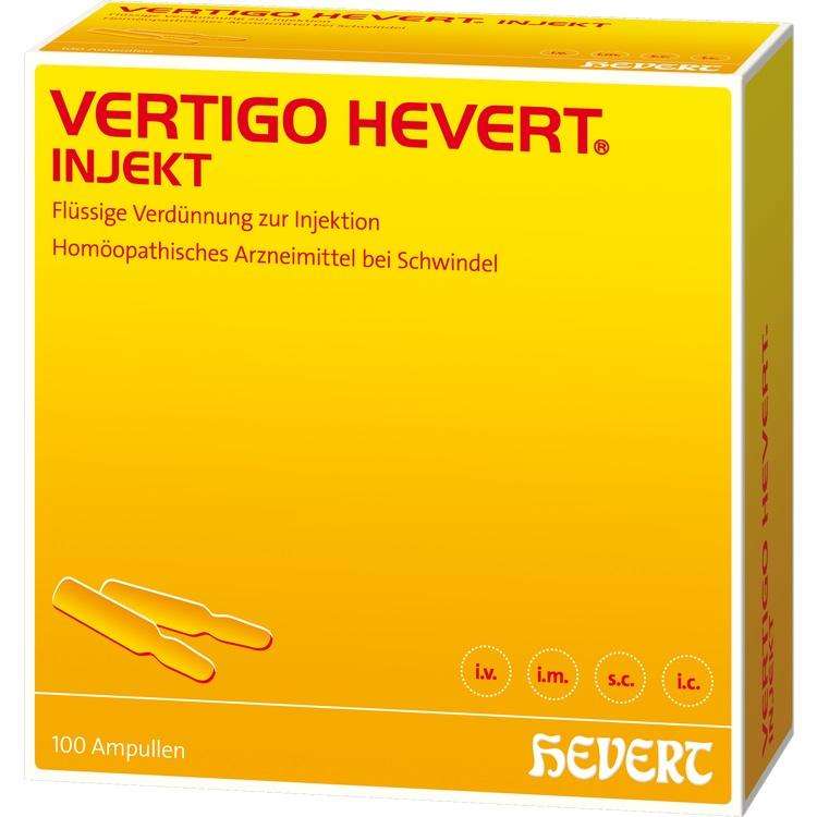 Vertigo Hevert injekt