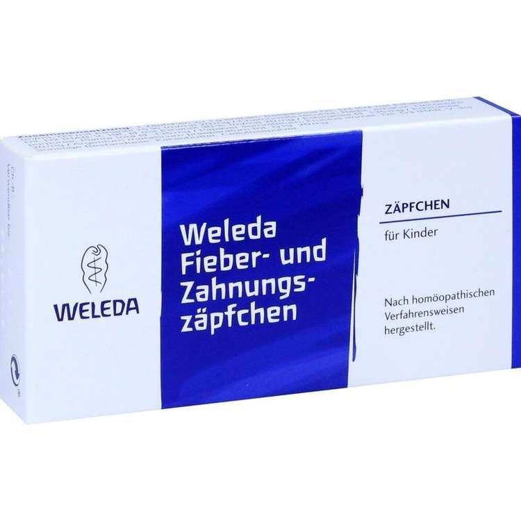 Weleda Fieber- und Zahnungszäpfchen