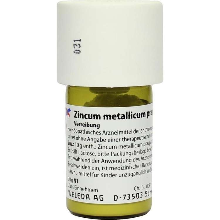 Zincum metallicum D6