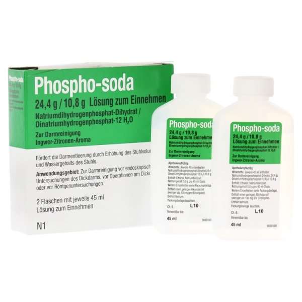 Phospho-soda 24,4 g / 10,8 g Lösung zum Einnehmen