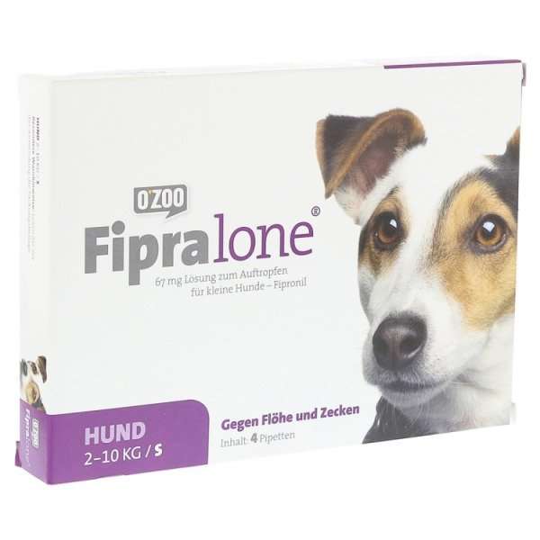 Fipralone 67 mg Lösung zum Auftropfen für kleine Hunde