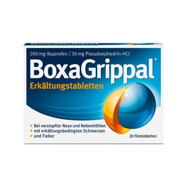 BoxaGrippal Erkältungstabletten 200mg/30mg Filmtabletten
