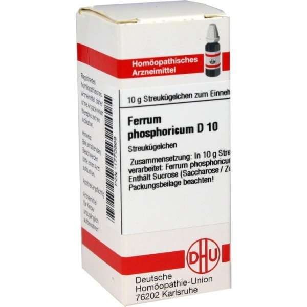 Ferrum phosphoricum D10