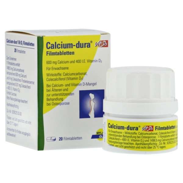 Calcium-dura Vit D3 Filmtabletten