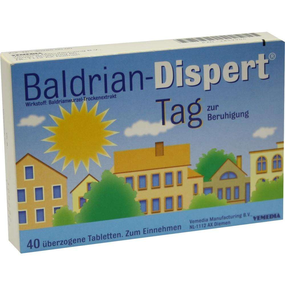 Baldrian-Dispert Tag zur Beruhigung