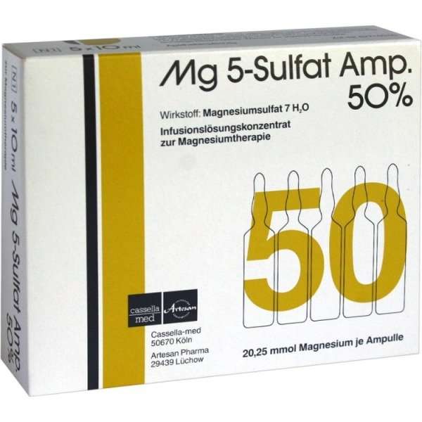 Mg 5-Sulfat Amp. 50%