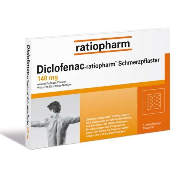 Diclofenac-ratiopharm Schmerzpflaster
