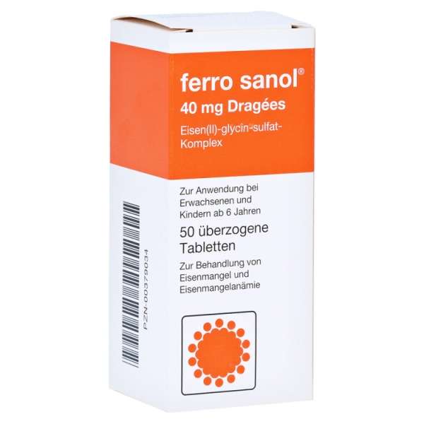 Ferro sanol 40mg Dragees