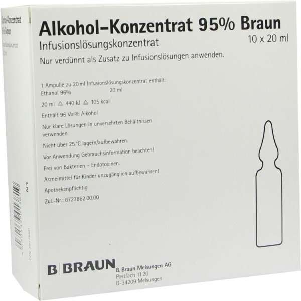 Alkohol-Konzentrat 95% Braun