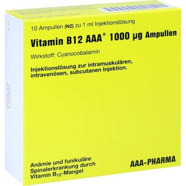 Vitamin B12 AAA 1000 µg Ampullen