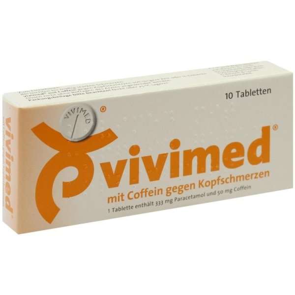 Vivimed mit Coffein gegen Kopfschmerzen