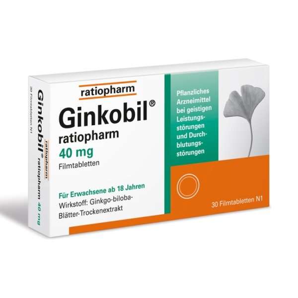 Ginkobil ratiopharm 40 mg